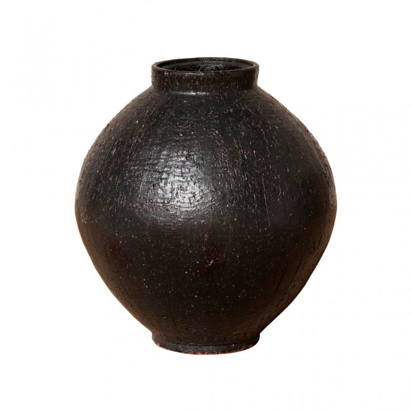 TERRACOTTA VASE OTTOMAN ANTIQUE BLACK TERRACOTTA VASE OTTOMAN ANTIQUE BLACK